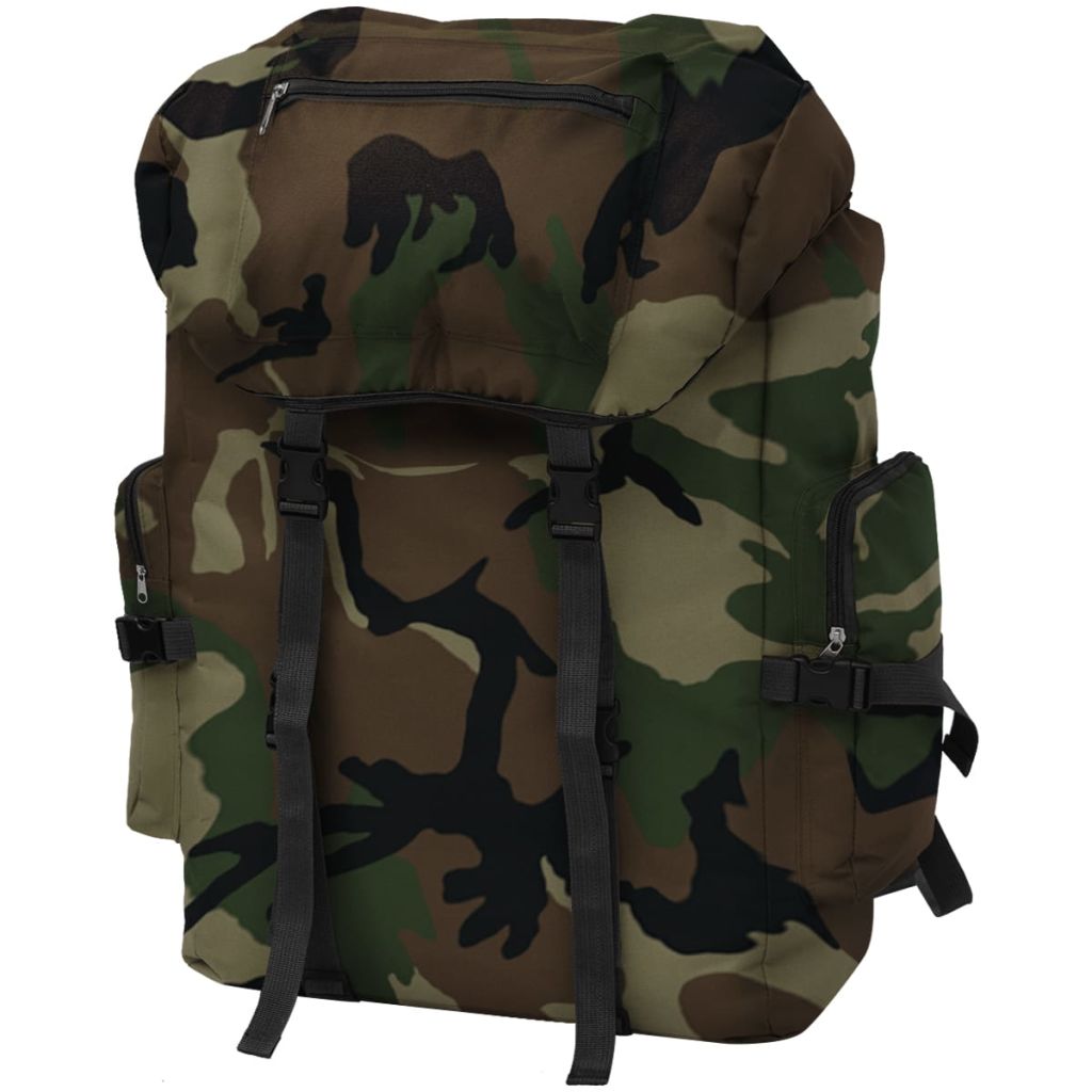 Rugzak legerstijl 65 L camouflage Rugzak legerstijl 65 L camouflage