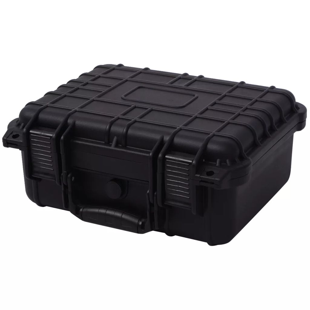 Beschermende materiaalkoffer 35x29,5x15 cm zwart Beschermende materiaalkoffer 35x29,5x15 cm zwart