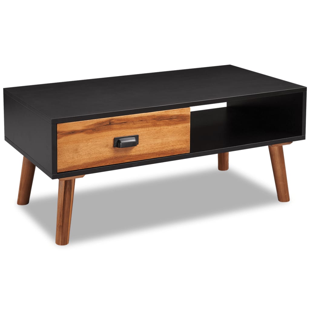 Massief acaciahouten salontafel 90x50x40 cm Massief acaciahouten salontafel 90x50x40 cm