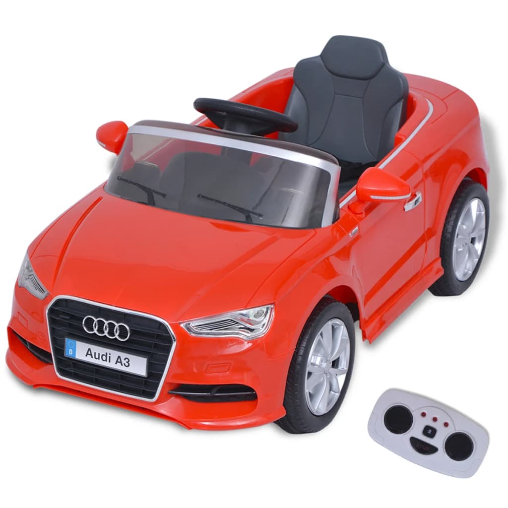 VidaXL Elektrische speelgoedauto met afstandsbediening Audi A3 rood VidaXL Elektrische speelgoedauto met afstandsbediening Audi A3 rood
