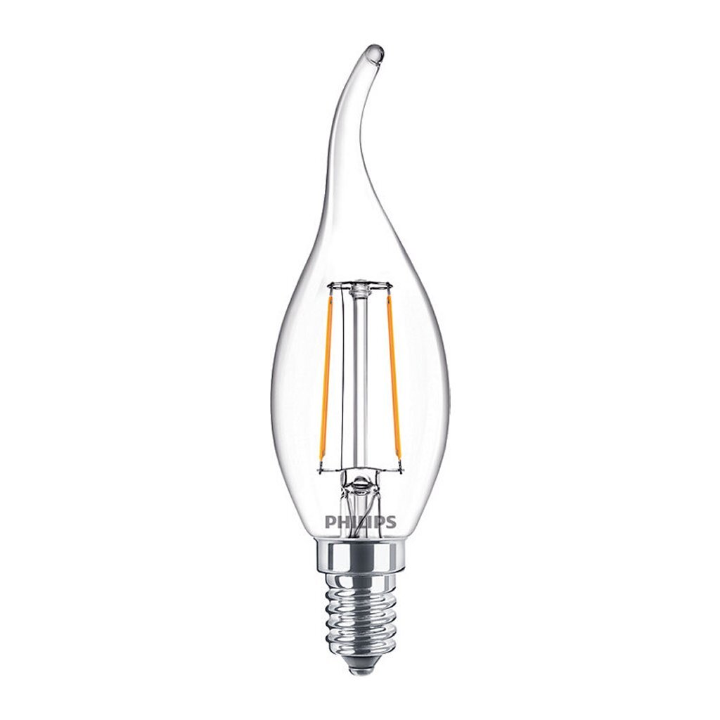 Philips LED Classic Kaarslamp 25W BA 35 E14 Warm Wit Philips LED Classic Kaarslamp 25W BA 35 E14 Warm Wit