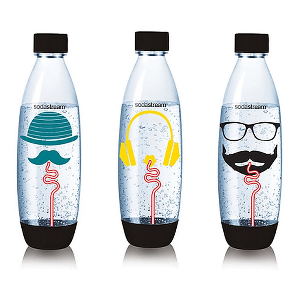 Sodastream Hipster Fuse Flessen 1L 3 Stuks Sodastream Hipster Fuse Flessen 1L 3 Stuks