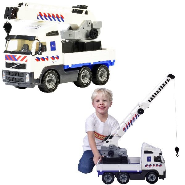 Polesie Volvo Politie Hijskraan 49 cm Polesie Volvo Politie Hijskraan 49 cm