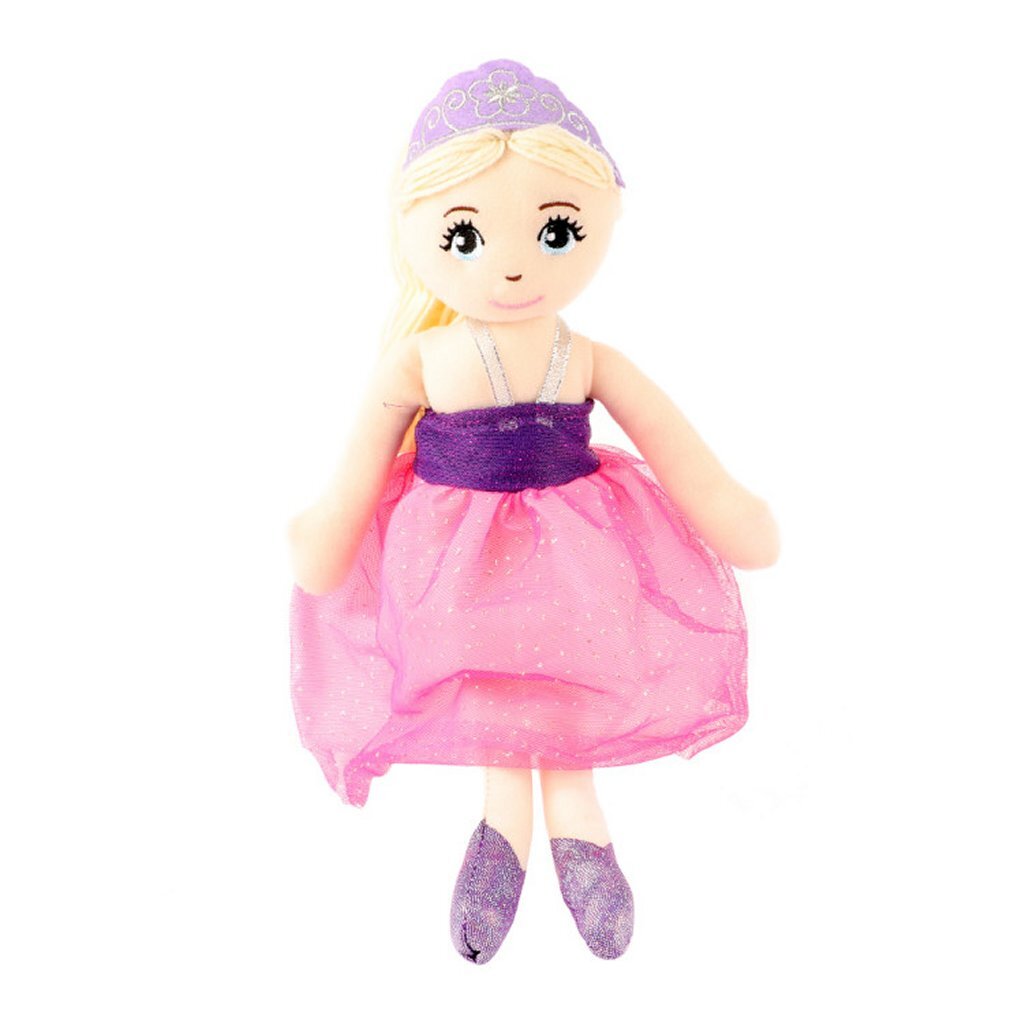 Princess Friends Stoffen Knuffelpop 35 cm Paars Princess Friends Stoffen Knuffelpop 35 cm Paars