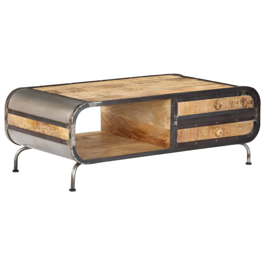 Salontafel 100x50x35 cm massief mangohout Salontafel 100x50x35 cm massief mangohout