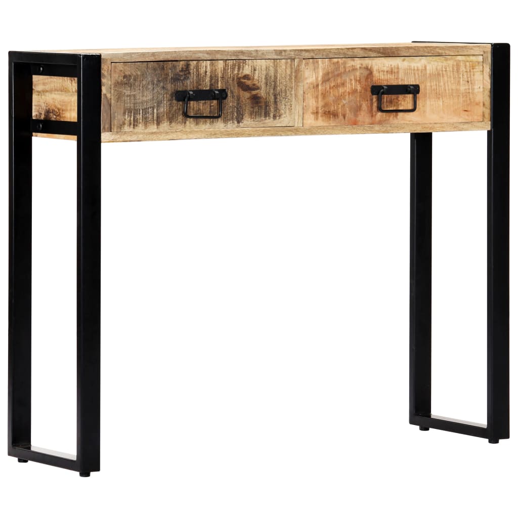 Wandtafel 90x30x75 cm massief mangohout Wandtafel 90x30x75 cm massief mangohout