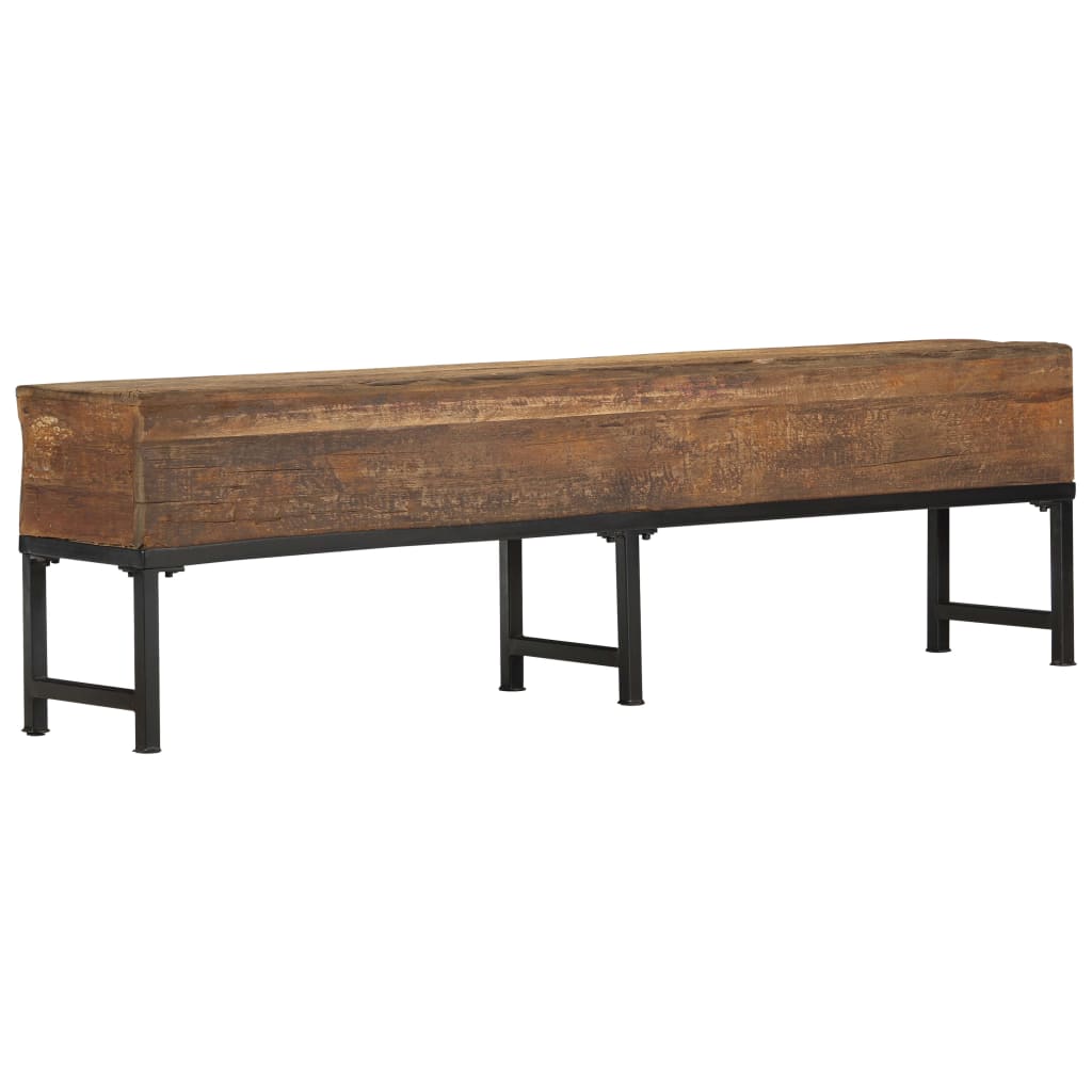 Bankje 160 cm massief gerecycled hout Bankje 160 cm massief gerecycled hout