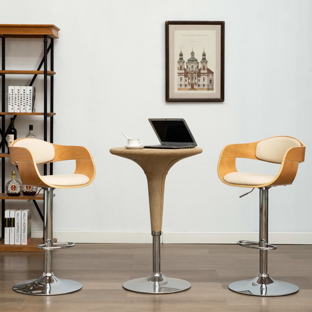 Barstoel kunstleer crme Barstoel kunstleer crme