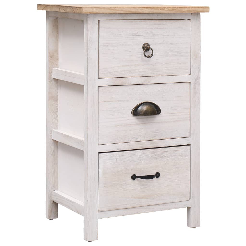 Bijzetkast 35x25x57 cm paulowniahout Bijzetkast 35x25x57 cm paulowniahout