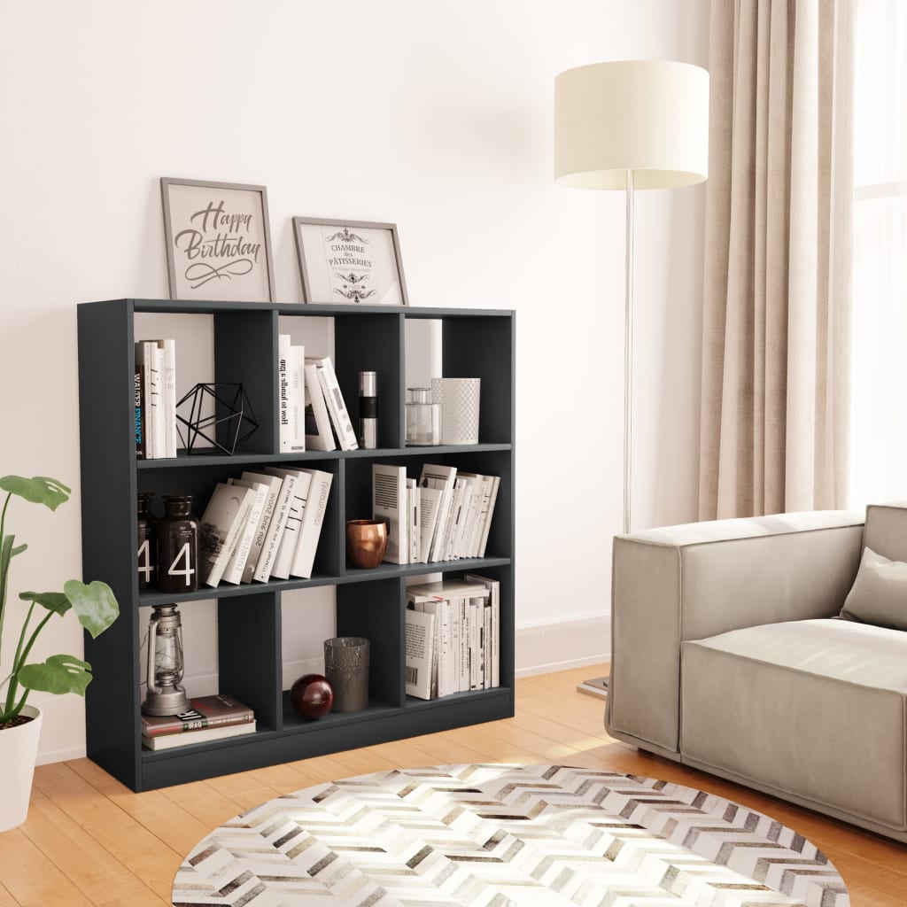 Boekenkast 97,5x29,5x100 cm spaanplaat grijs Boekenkast 97,5x29,5x100 cm spaanplaat grijs