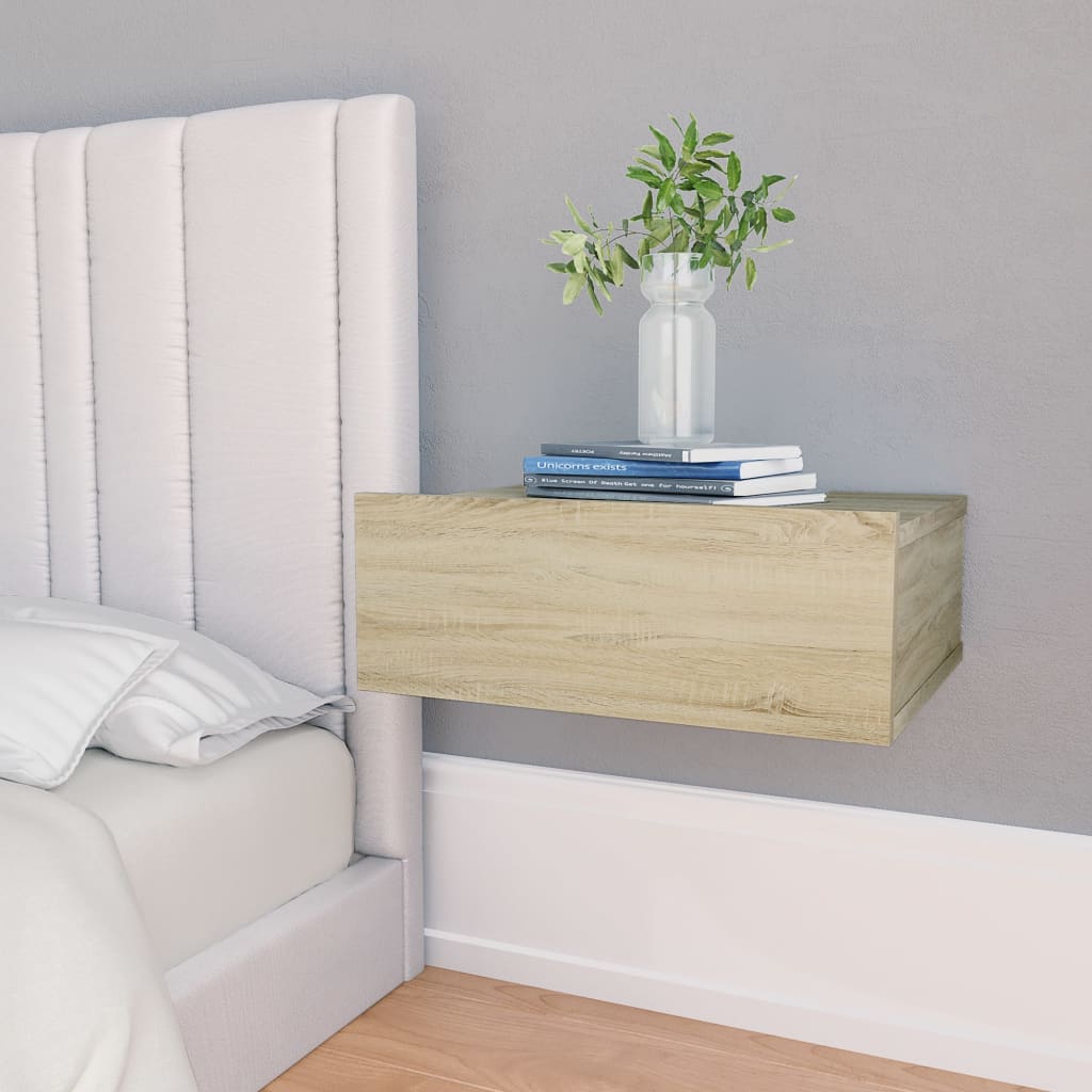 Nachtkastjes 2 st 40x30x15 cm spaanplaat sonoma eikenkleurig Nachtkastjes 2 st 40x30x15 cm spaanplaat sonoma eikenkleurig