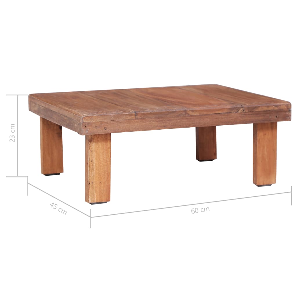 Salontafel 60x45x23 cm massief gerecycled hout Salontafel 60x45x23 cm massief gerecycled hout
