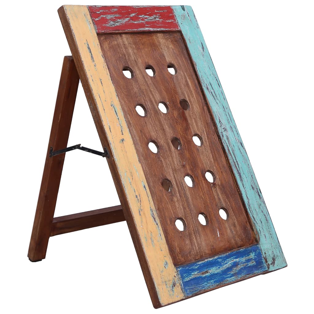 Wijnrek voor 15 flessen 47x28x78 cm massief gerecycled hout Wijnrek voor 15 flessen 47x28x78 cm massief gerecycled hout