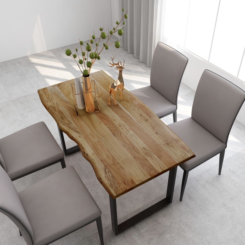 Eettafel 140x70x76 cm massief acaciahout Eettafel 140x70x76 cm massief acaciahout