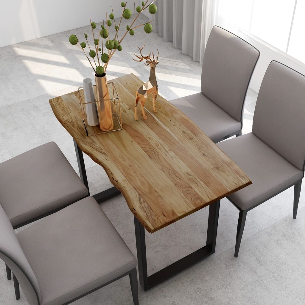 Eettafel 118x58x76 cm massief acaciahout Eettafel 118x58x76 cm massief acaciahout