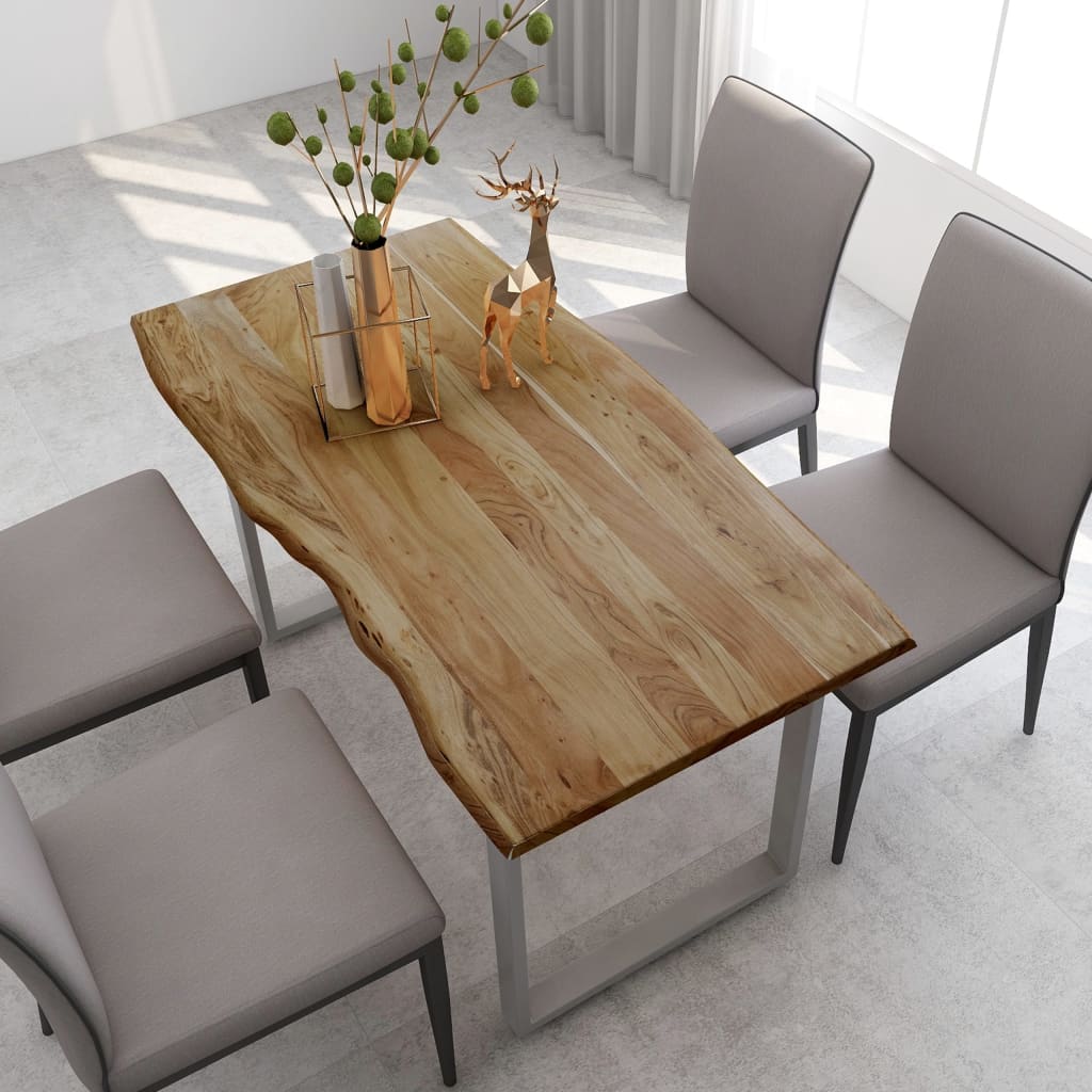 Eettafel 140x70x76 cm massief acaciahout Eettafel 140x70x76 cm massief acaciahout