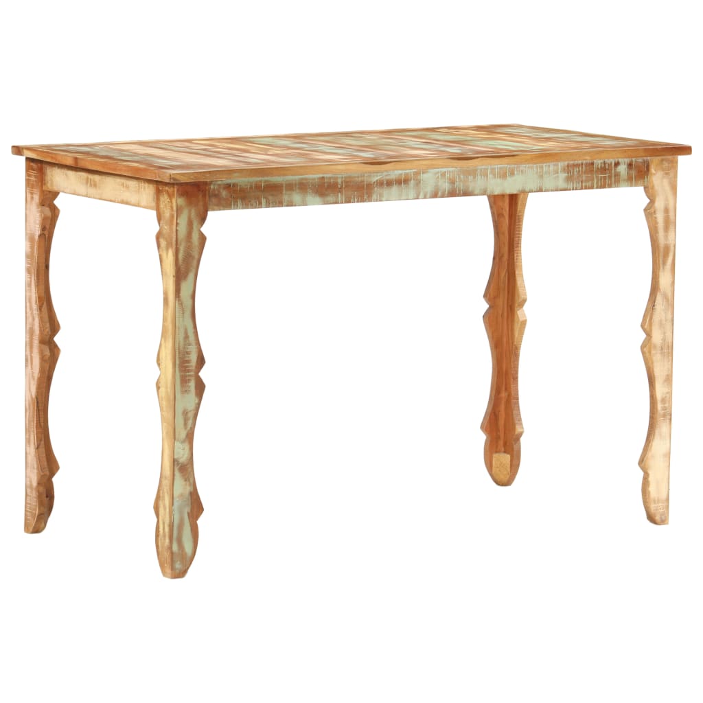 Eettafel 120x60x76 cm massief gerecycled hout Eettafel 120x60x76 cm massief gerecycled hout