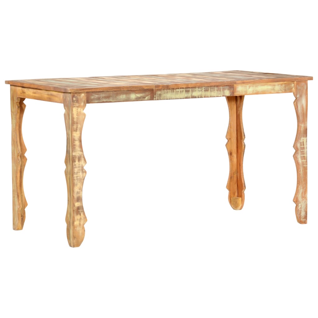 Eettafel 140x70x76 cm massief gerecycled hout Eettafel 140x70x76 cm massief gerecycled hout