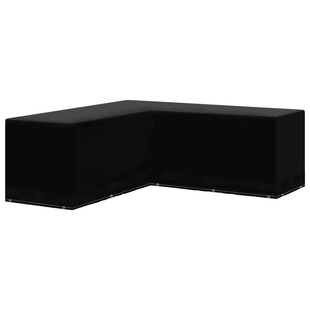 Tuinmeubelhoes L-vormig 12 oogjes 250x250x90 cm Tuinmeubelhoes L-vormig 12 oogjes 250x250x90 cm