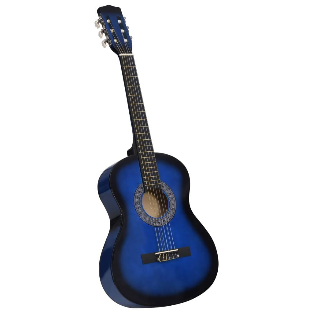 Gitaar klassiek beginner en kinderen 3/4 36" blauw Gitaar klassiek beginner en kinderen 3/4 36" blauw
