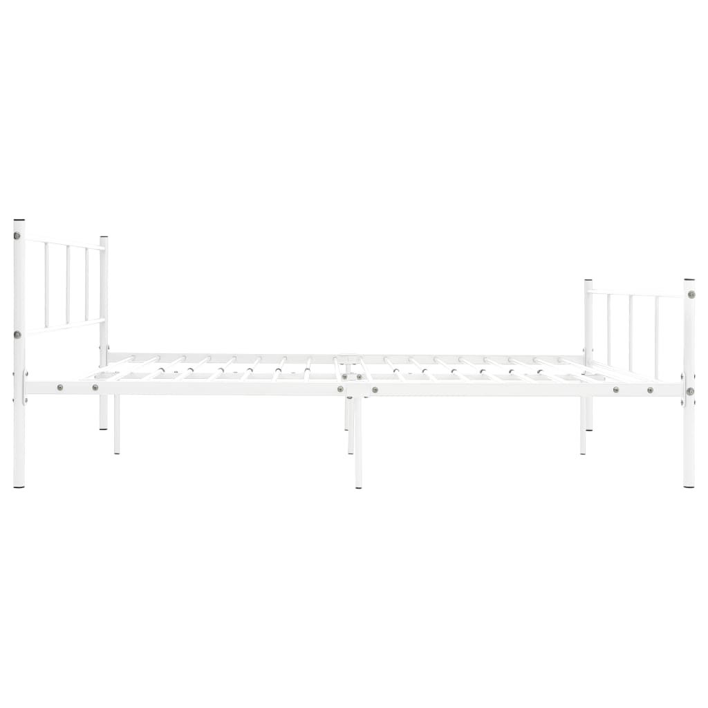 Bedframe metaal wit 120x200 cm Bedframe metaal wit 120x200 cm