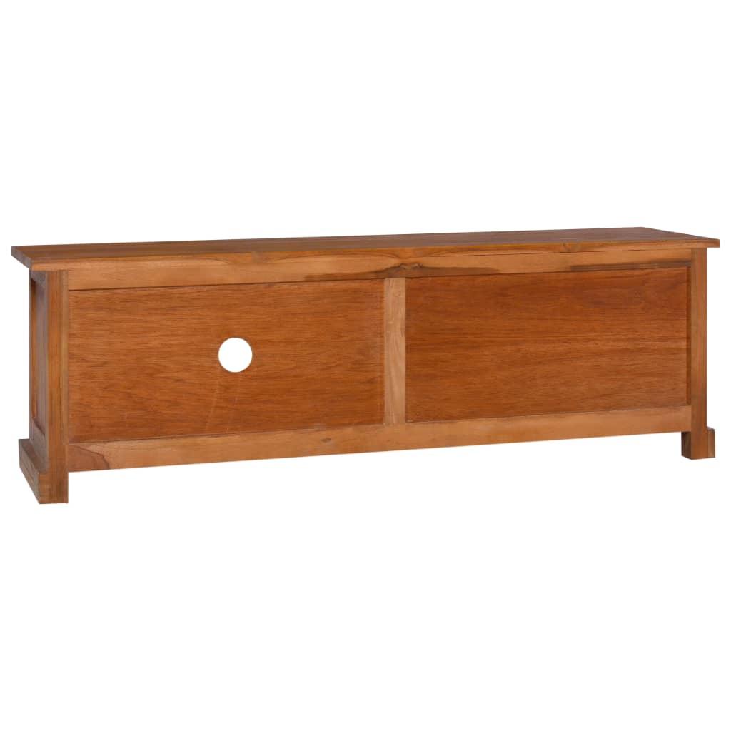 Tv-meubel 112x30x37 cm massief teakhout Tv-meubel 112x30x37 cm massief teakhout