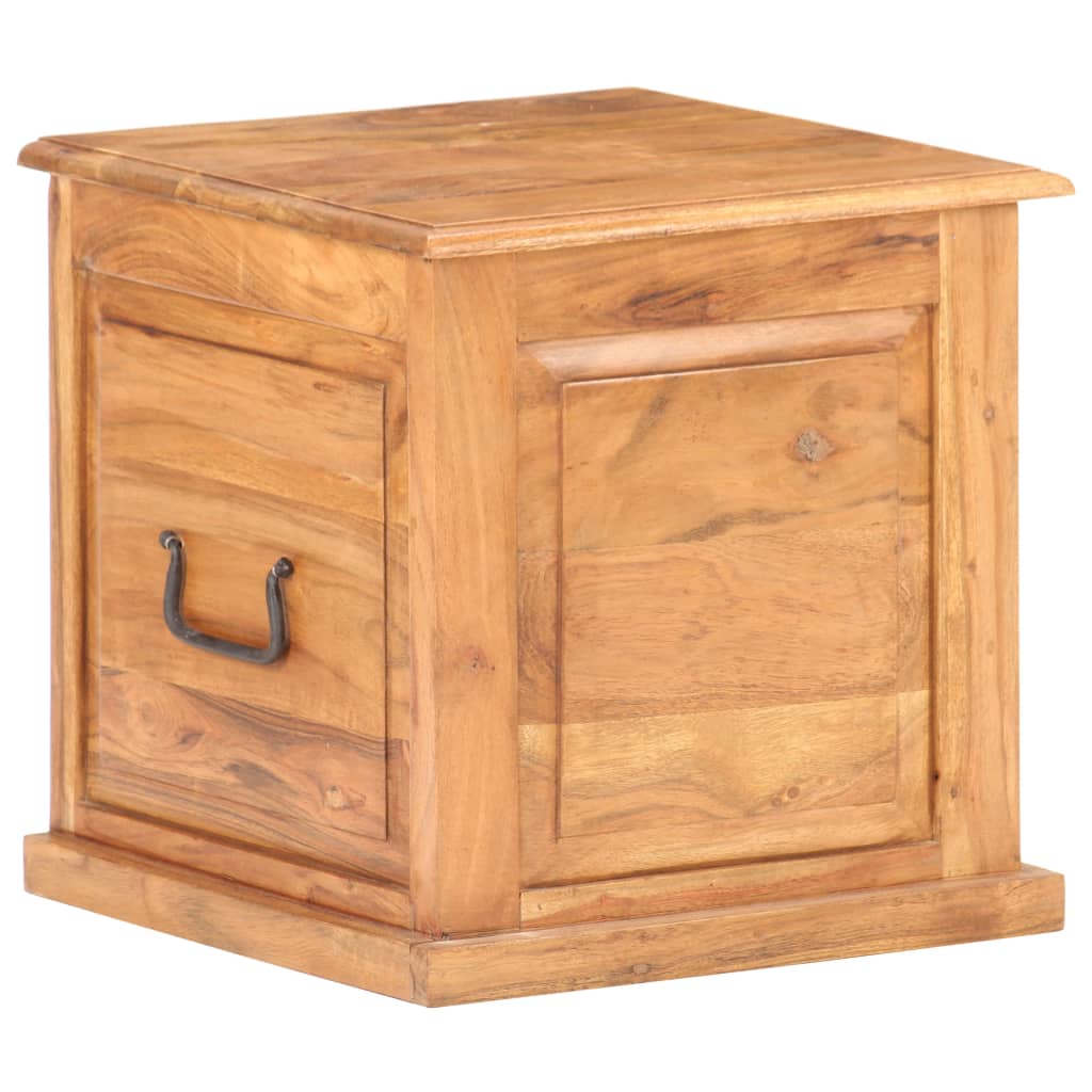 Kist 40x40x40 cm massief acaciahout Kist 40x40x40 cm massief acaciahout