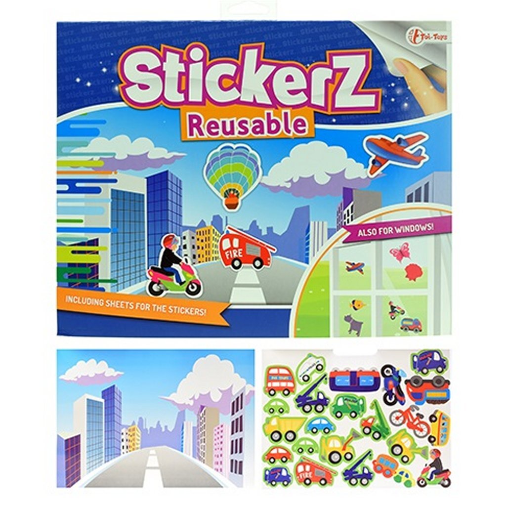 StickerZ Stickerboek Verschillende Voertuigen met Herbruikbare (Raam) Stickers StickerZ Stickerboek Verschillende Voertuigen met Herbruikbare (Raam) Stickers