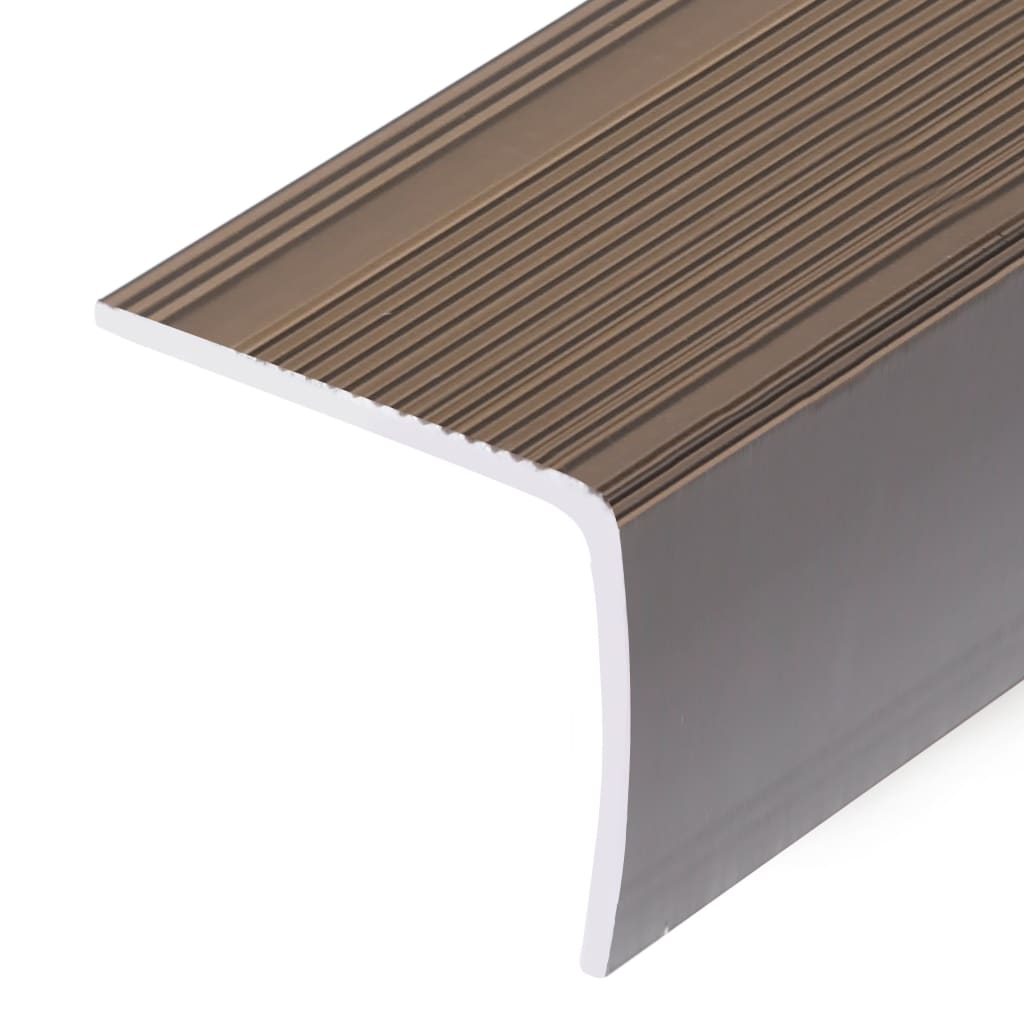 Trapneuzen L-vormig 15 st 134 cm aluminium bruin Trapneuzen L-vormig 15 st 134 cm aluminium bruin