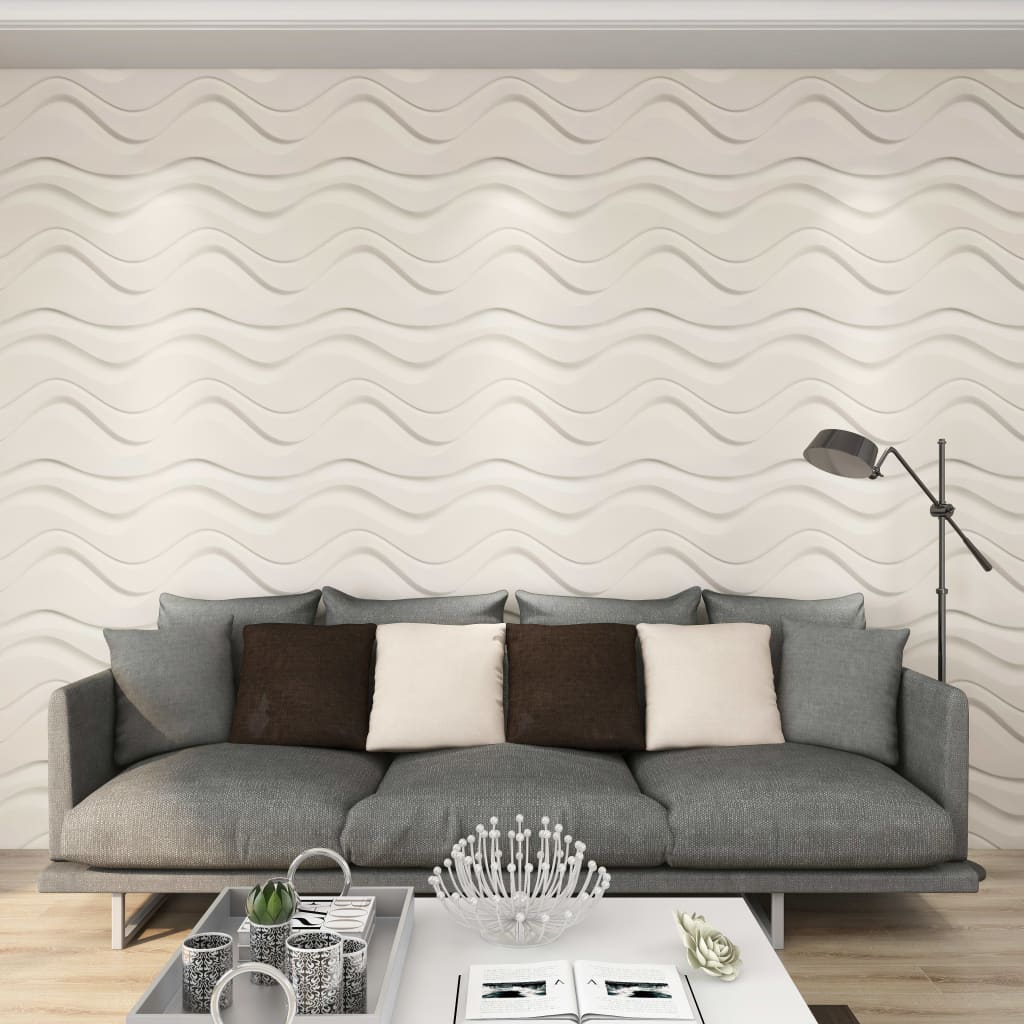12 st Wandpanelen 3D 3 m 0,5x0,5 m 12 st Wandpanelen 3D 3 m 0,5x0,5 m