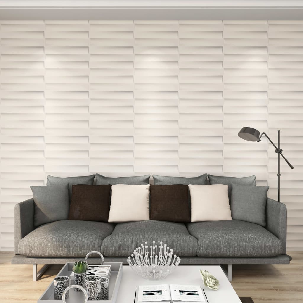 24 st Wandpanelen 3D 6 m 0,5x0,5 m 24 st Wandpanelen 3D 6 m 0,5x0,5 m