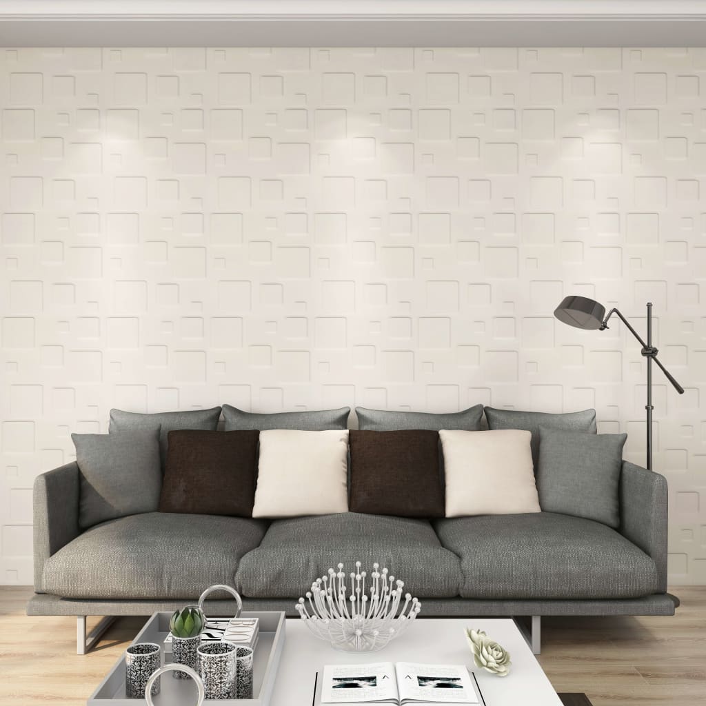 24 st Wandpanelen 3D 6 m 0,5x0,5 m 24 st Wandpanelen 3D 6 m 0,5x0,5 m