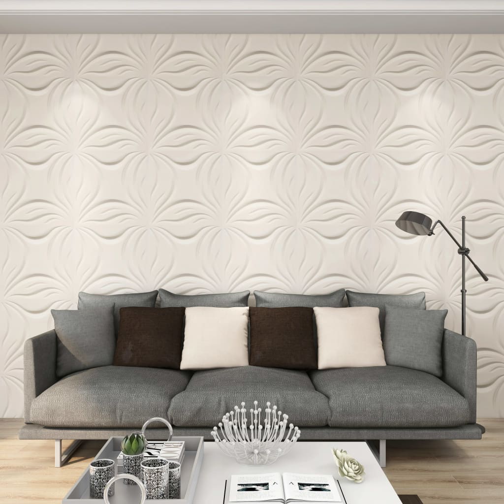 24 st Wandpanelen 3D 6 m 0,5x0,5 m 24 st Wandpanelen 3D 6 m 0,5x0,5 m