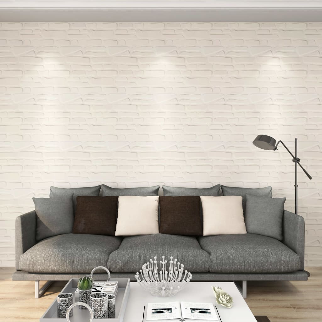 24 st Wandpanelen 3D 6 m 0,5x0,5 m 24 st Wandpanelen 3D 6 m 0,5x0,5 m