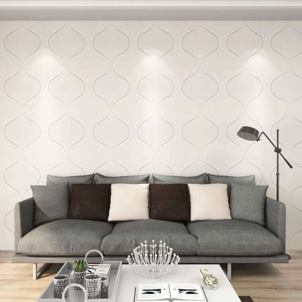 24 st Wandpanelen 3D 6 m 0,5x0,5 m 24 st Wandpanelen 3D 6 m 0,5x0,5 m