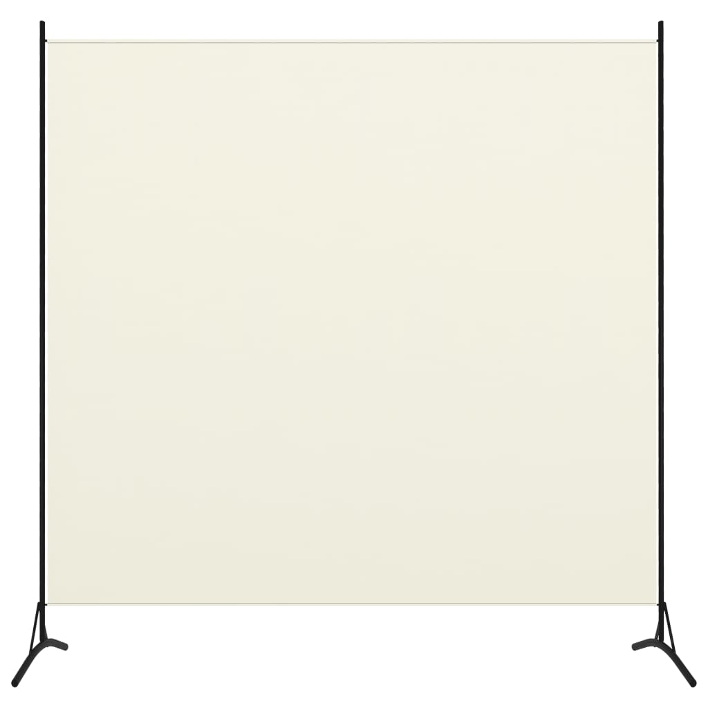 Kamerscherm met 1 paneel 175x180 cm crmewit Kamerscherm met 1 paneel 175x180 cm crmewit