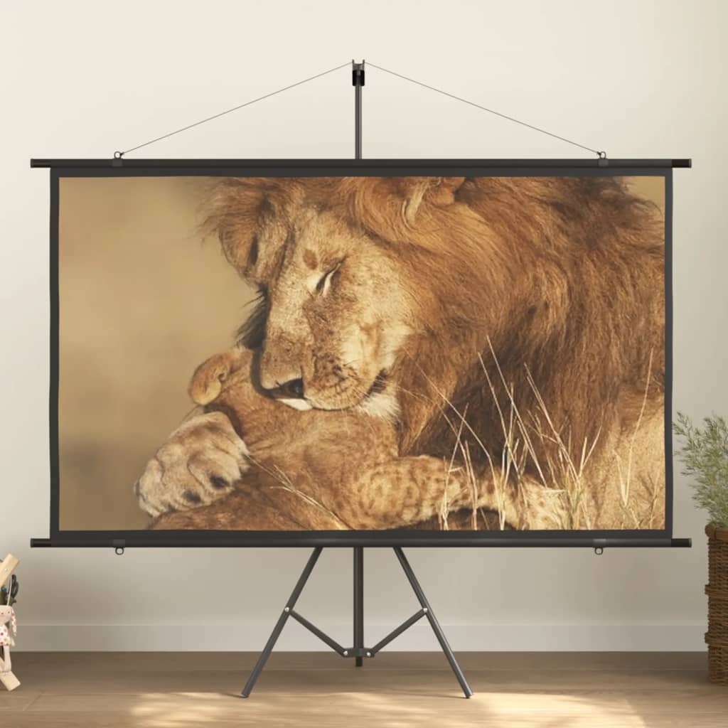 Projectiescherm met statief 16:9 84'' Projectiescherm met statief 16:9 84''