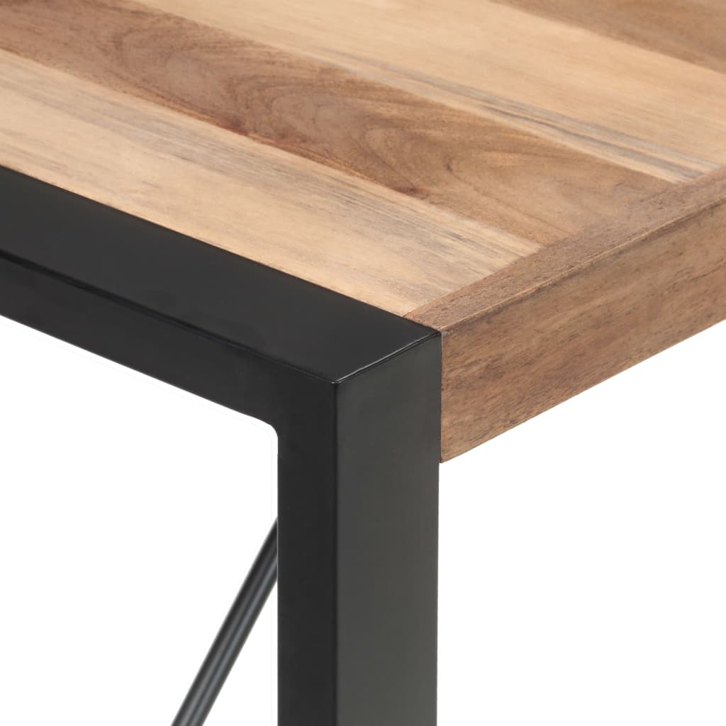 Eettafel 140x70x75 cm massief hout met sheesham afwerking Eettafel 140x70x75 cm massief hout met sheesham afwerking