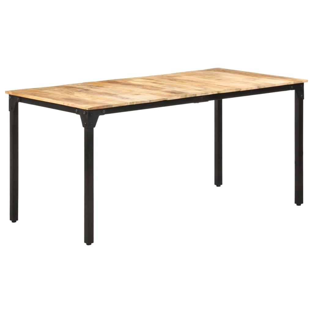 Eettafel 160x80x76 cm ruw mangohout Eettafel 160x80x76 cm ruw mangohout