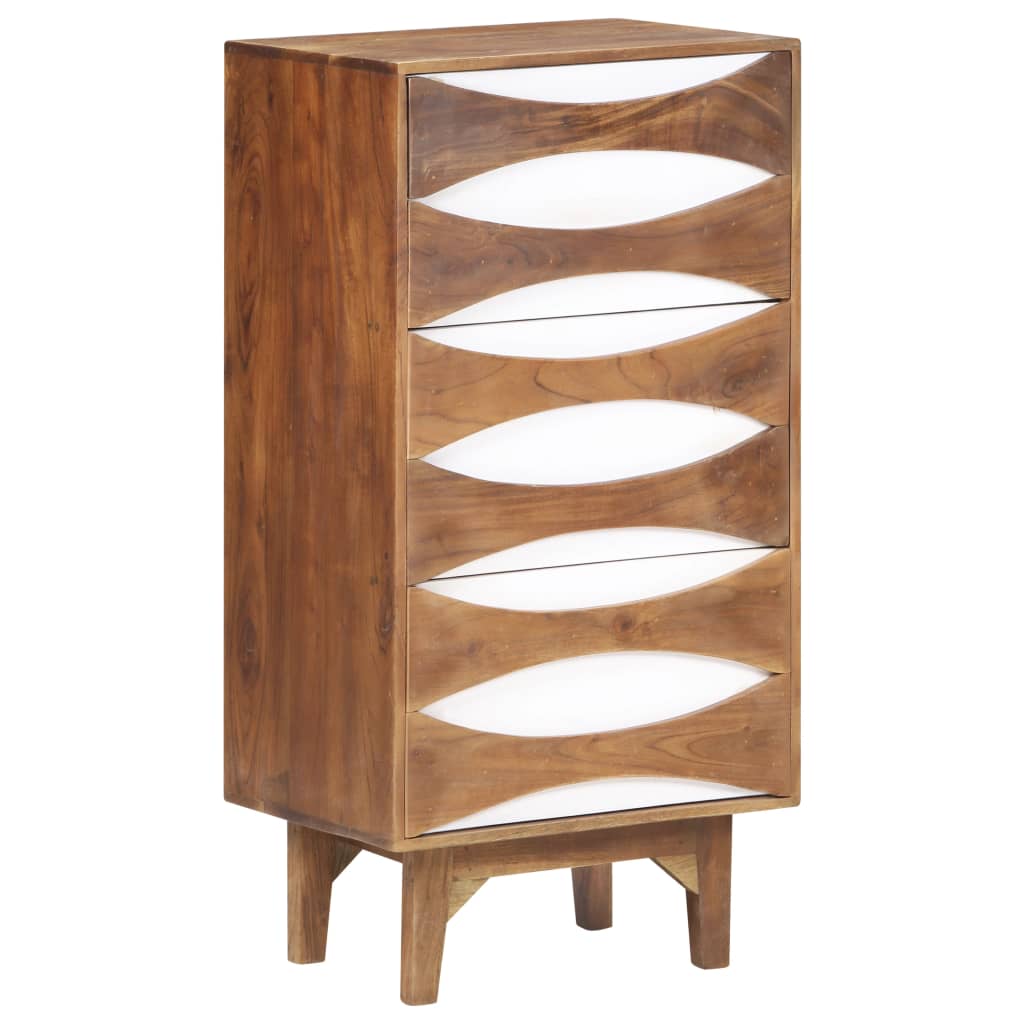 Ladekast 44x35x90 cm massief acaciahout Ladekast 44x35x90 cm massief acaciahout