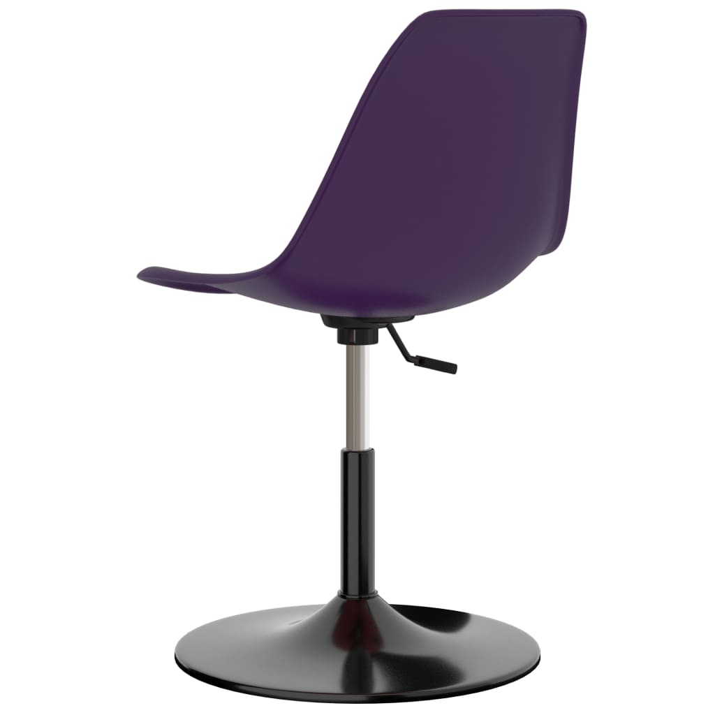 Eetkamerstoelen draaibaar 4 st PP lila Eetkamerstoelen draaibaar 4 st PP lila