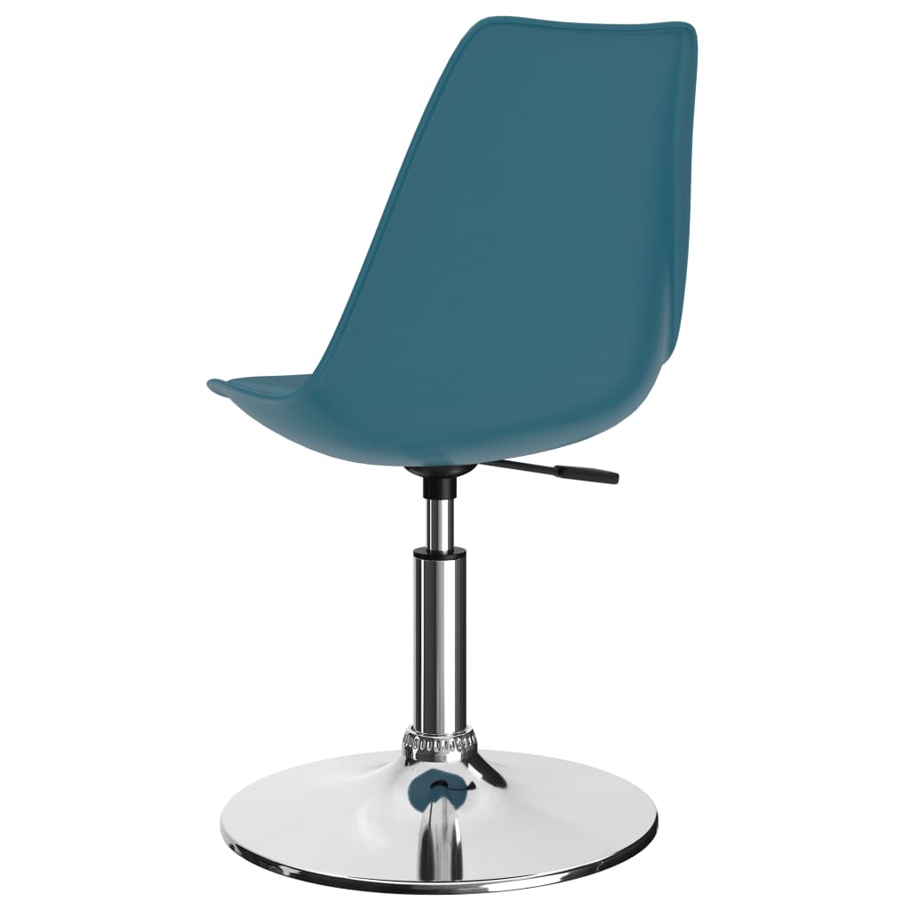 Eetkamerstoelen draaibaar 4 st kunstleer turquoise Eetkamerstoelen draaibaar 4 st kunstleer turquoise