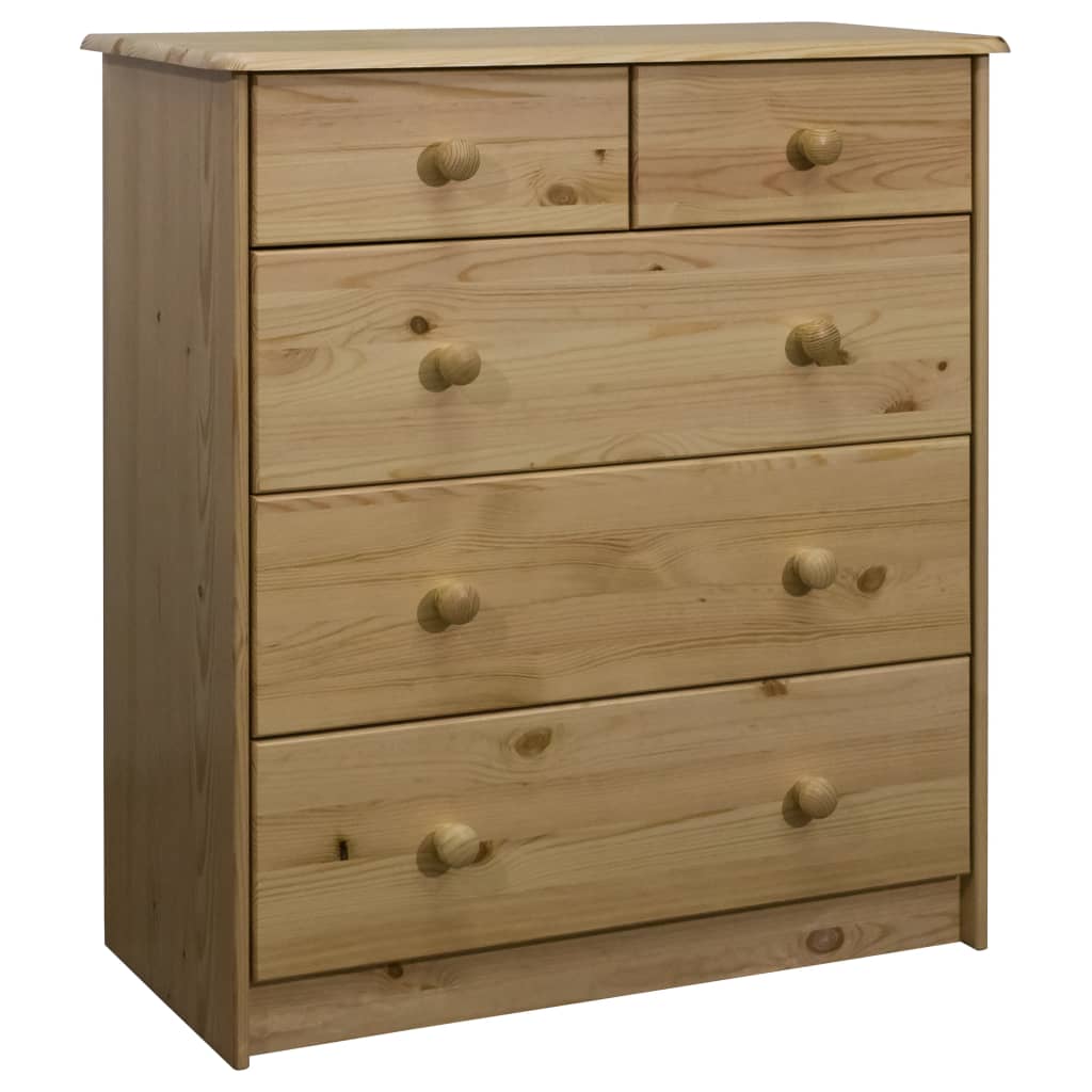 Ladekast 75x35x80,5 cm massief grenenhout Ladekast 75x35x80,5 cm massief grenenhout