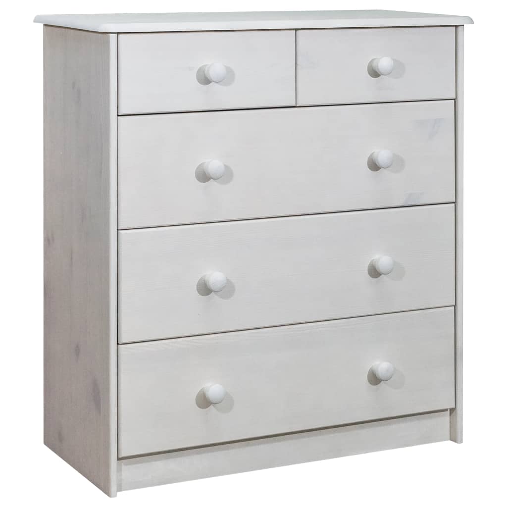 Ladekast 75x35x80,5 cm massief grenenhout Ladekast 75x35x80,5 cm massief grenenhout