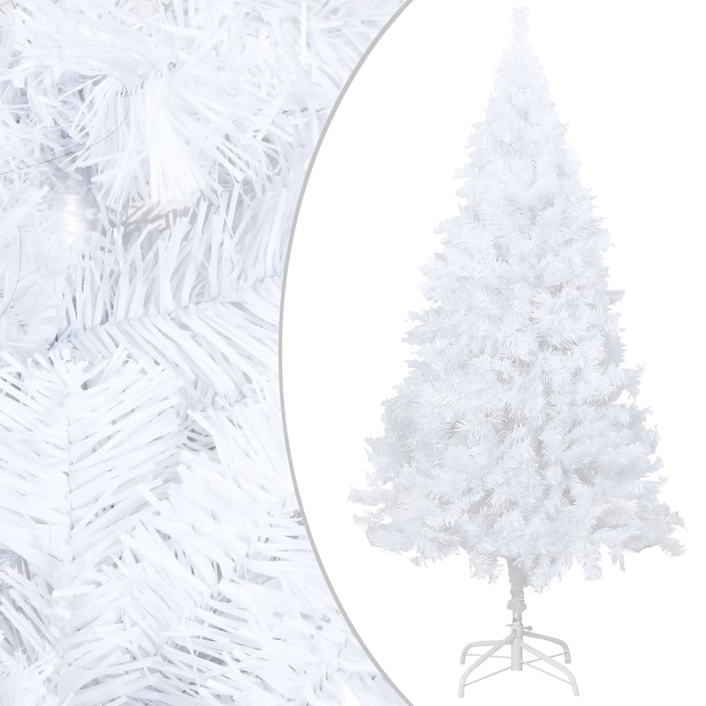 Kunstkerstboom met dikke takken 120 cm PVC wit