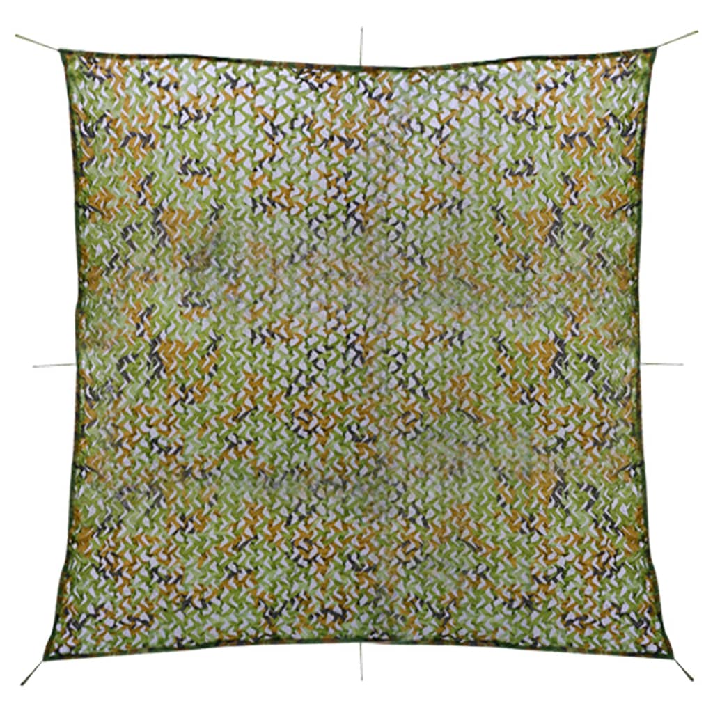 Camouflagenet met opbergtas 5x5 m groen Camouflagenet met opbergtas 5x5 m groen