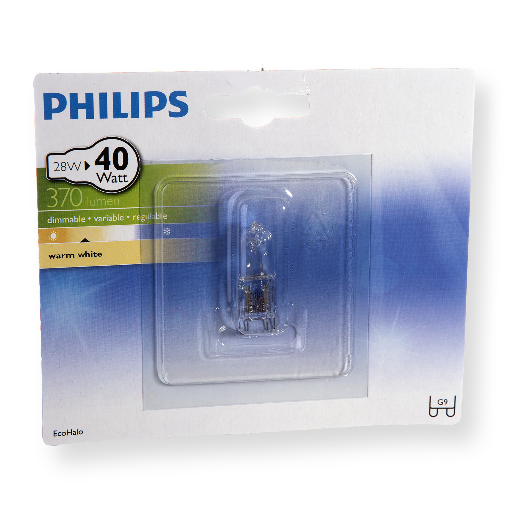 Philips Eco Halo Capsule Halogeenlamp 28W G9 Philips Eco Halo Capsule Halogeenlamp 28W G9