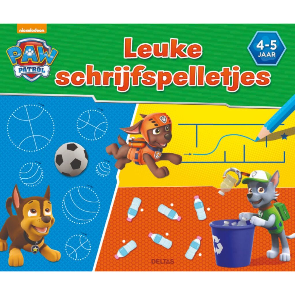 Boek Paw Patrol Leuke Schrijfspelletjes Boek Paw Patrol Leuke Schrijfspelletjes