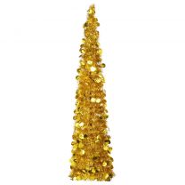  Kunstkerstboom pop-up 150 cm PET goudkleurig