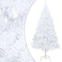  Kunstkerstboom met dikke takken 120 cm PVC wit